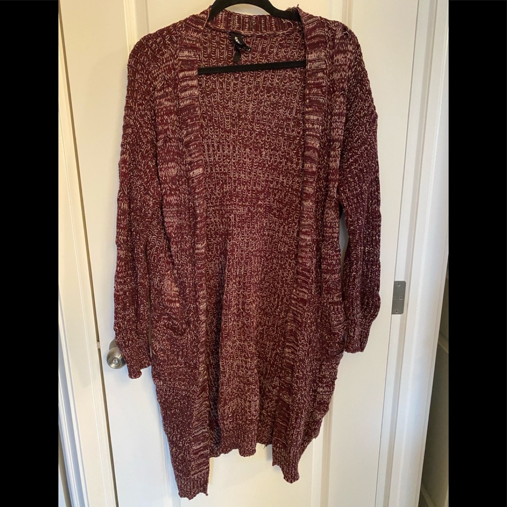 Agnes & Dora sweater Maroon heathered